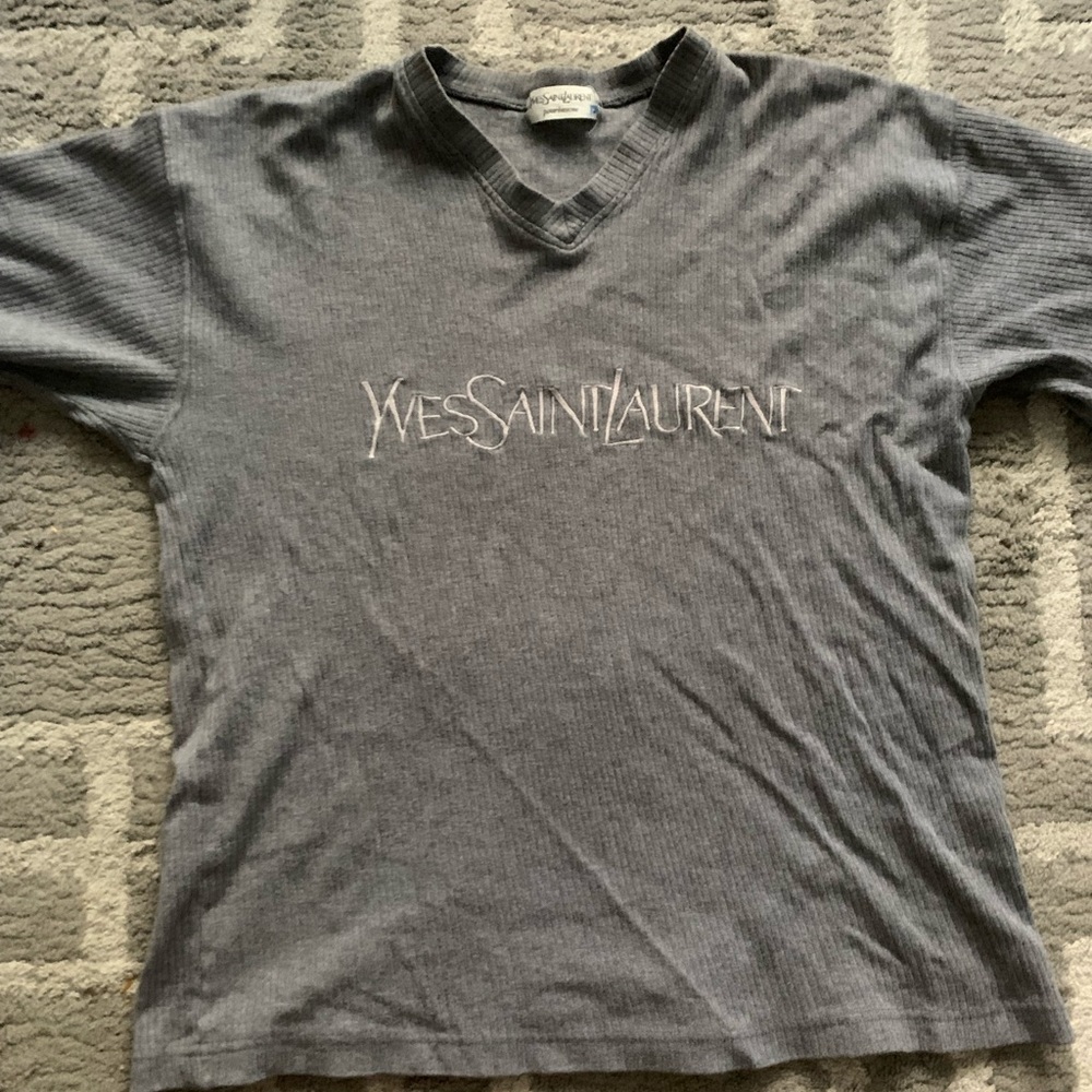 Yves Saint Laurent Ribbed top